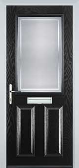 Marylebone Enville composite door in Black