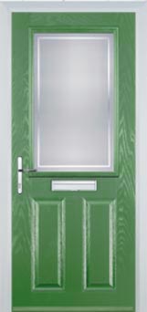 Marylebone Enville composite door in Fern Green