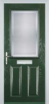 Marylebone Enville composite door in Green