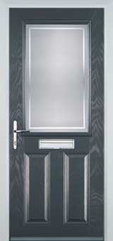 Marylebone Enville composite door in Anthracite Grey