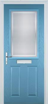 Marylebone Enville composite door in Pastel Blue