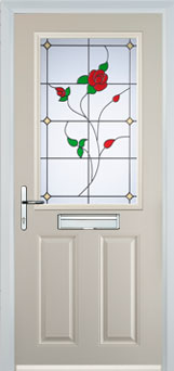 Marylebone Pelerine composite door in Cream