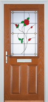Marylebone Pelerine composite door in Oak