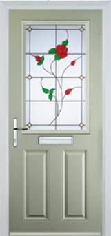 Marylebone Pelerine composite door in Pebble Grey