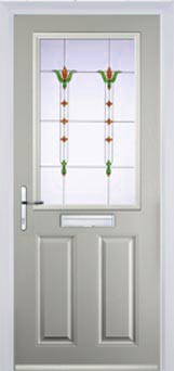 Marylebone Autumn Falls composite door in Agate Grey