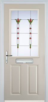 Marylebone Autumn Falls composite door in Cream