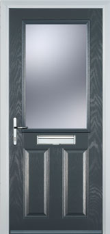 Marylebone Gold Lead composite door in Anthracite Grey