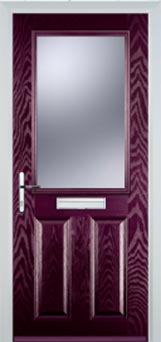 Marylebone Gold Lead composite door in Purple Violet