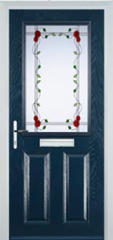 Marylebone Mayflower composite door in Dark Blue