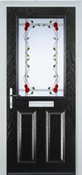 Marylebone Mayflower composite door in Black