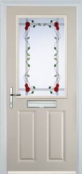 Marylebone Mayflower composite door in Cream