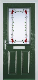 Marylebone Mayflower composite door in Green
