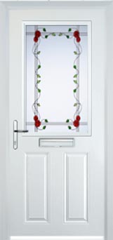 Marylebone Mayflower composite door in White