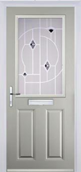 Marylebone Murano composite door in Agate Grey