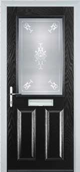 Marylebone Stippolyte composite door in Black