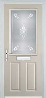Marylebone Stippolyte composite door in Cream
