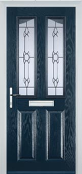 Richmond composite door in Dark Blue
