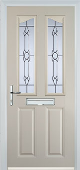 Richmond Cotswold composite door in Cream