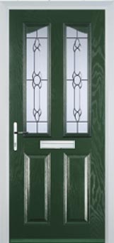 Richmond Cotswold composite door in Green