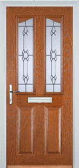 Richmond Cotswold composite door in Oak