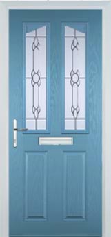 Richmond composite door in Pastel Blue