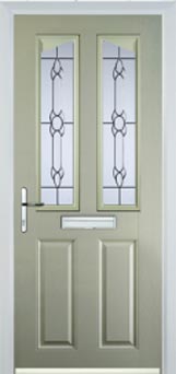Richmond Cotswold composite door in Pebble Grey