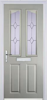 Richmond Charcoal Sticks composite door in Agate Grey