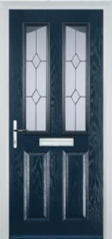 Richmond Charcoal Sticks composite door in Dark Blue
