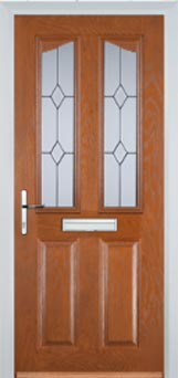 Richmond Charcoal Sticks composite door in Oak