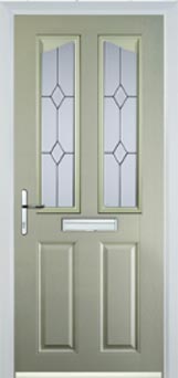Richmond Charcoal Sticks composite door in Pebble Grey
