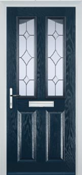 Richmond Contora composite door in Dark Blue