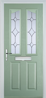 Richmond Contora composite door in Chartwell Green