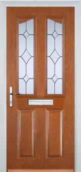 Richmond Contora composite door in Oak