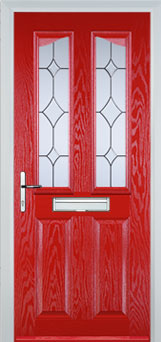 Richmond Contora composite door in Poppy Red