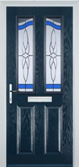 Richmond Chantilly composite door in Dark Blue