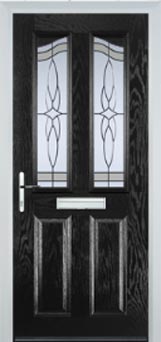 Richmond Chantilly composite door in Black