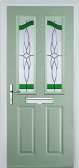 Richmond Chantilly composite door in Chartwell Green