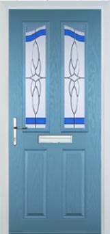Richmond Chantilly composite door in Pastel Blue
