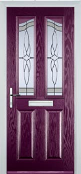 Richmond Chantilly composite door in Purple Violet