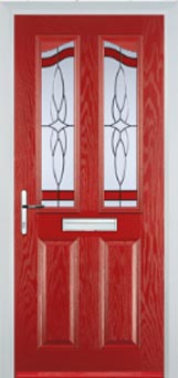 Richmond Chantilly composite door in Red