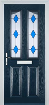 Richmond Digital composite door in Dark Blue
