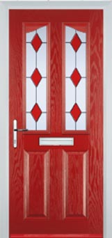 Richmond Digital composite door in Red