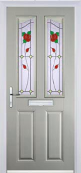 Richmond Pelerine composite door in Agate Grey