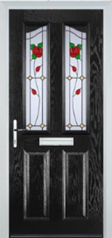 Richmond Pelerine composite door in Black