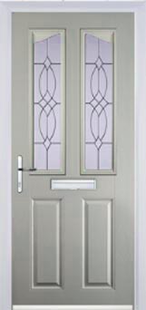 Richmond Florielle composite door in Agate Grey