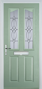 Richmond Florielle composite door in Chartwell Green