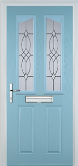 Richmond Florielle composite door in Duck Egg Blue