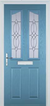 Richmond Florielle composite door in Pastel Blue