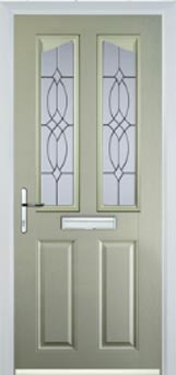 Richmond Florielle composite door in Pebble Grey