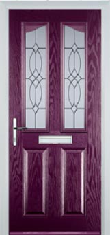 Richmond Florielle composite door in Purple Violet